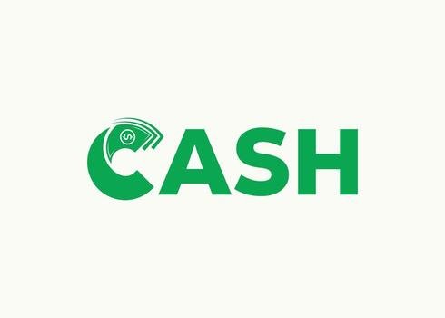 minimalist money logo design template cash money for business finance money investing logo vector